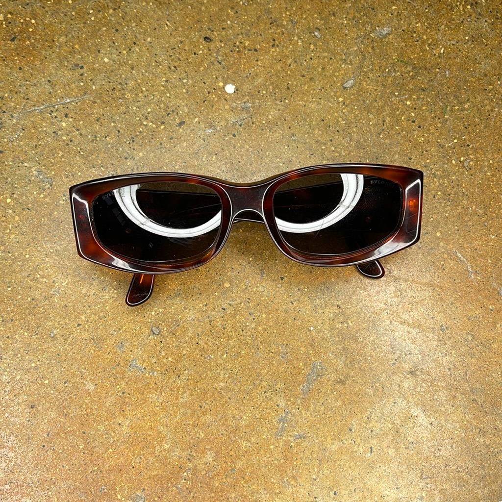 Vintage Bulgari Tortoise Shell Sunglasses